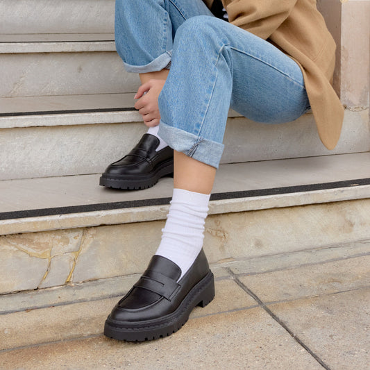 Perry Lug Sole Slip-On Loafers - Rocket Dog