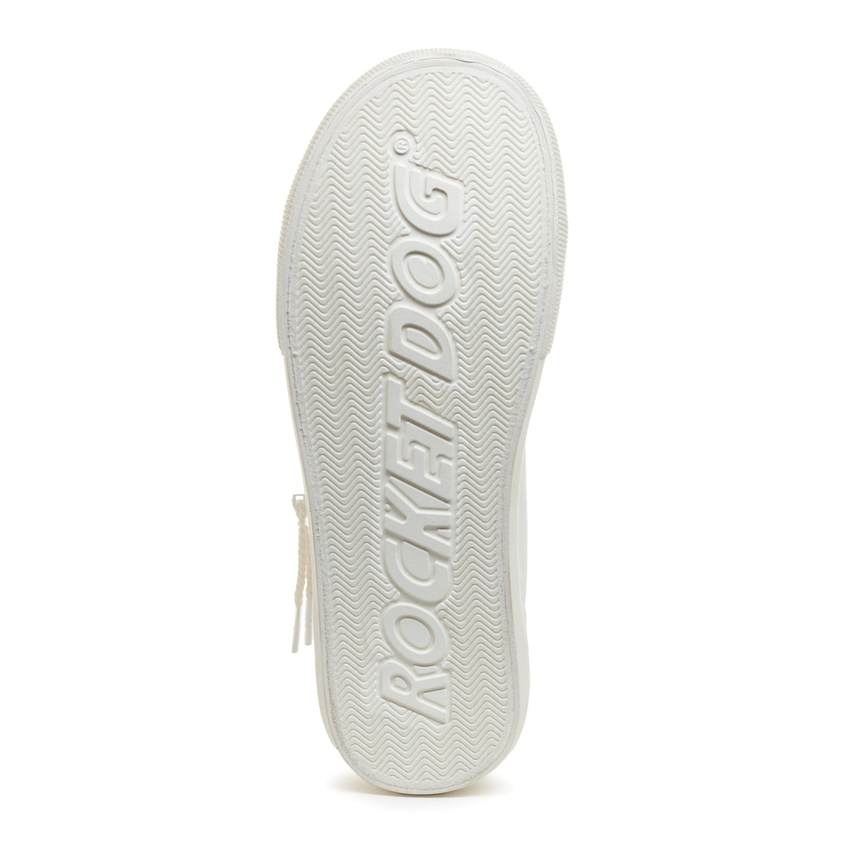 Jazzin All White High Top Sneaker - Rocket Dog
