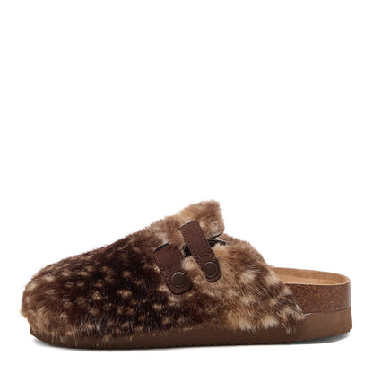 Abel Plus Brown Bambi Fur Mule - Rocket Dog
