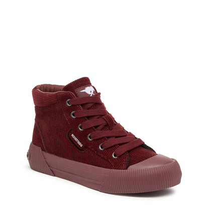 Cheery Rust Corduroy High Top Sneaker - Rocket Dog
