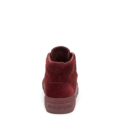 Cheery Rust Corduroy High Top Sneaker - Rocket Dog