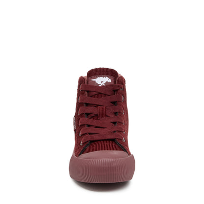 Cheery Rust Corduroy High Top Sneaker - Rocket Dog