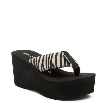 Crush Tan Animal Print Flip-Flops - Rocket Dog