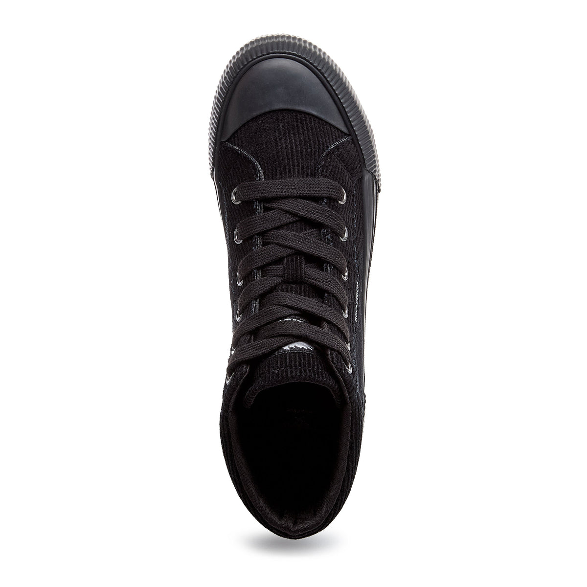Cheery Black Corduroy High Top Sneaker - Rocket Dog