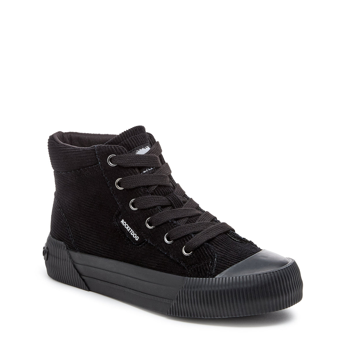 Cheery Black Corduroy High Top Sneaker - Rocket Dog