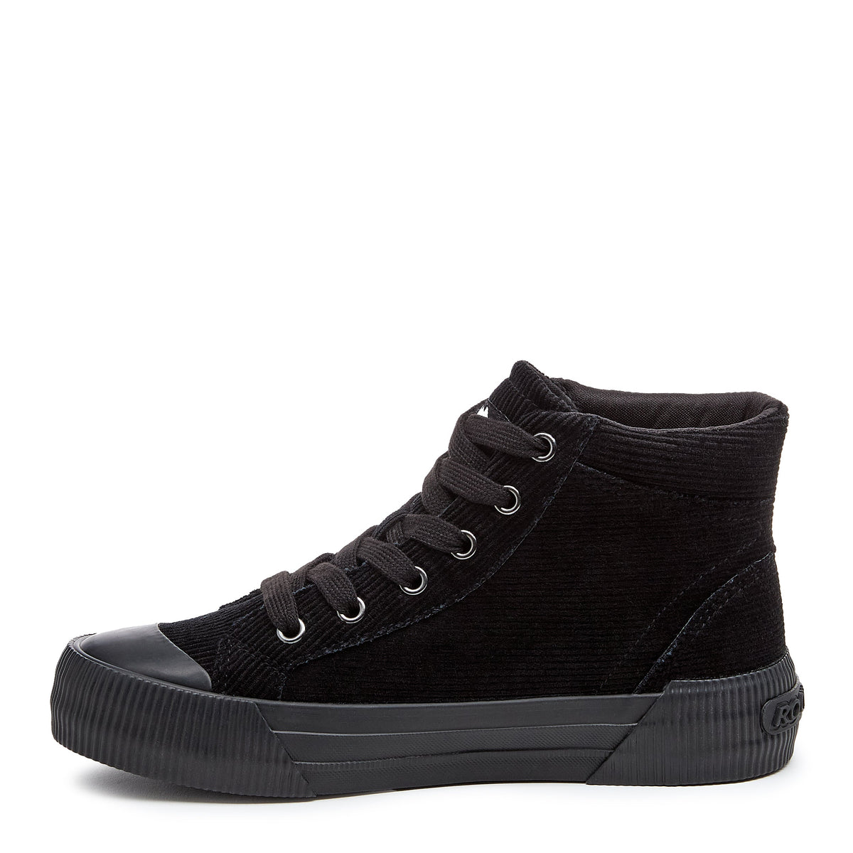 Cheery Black Corduroy High Top Sneaker - Rocket Dog