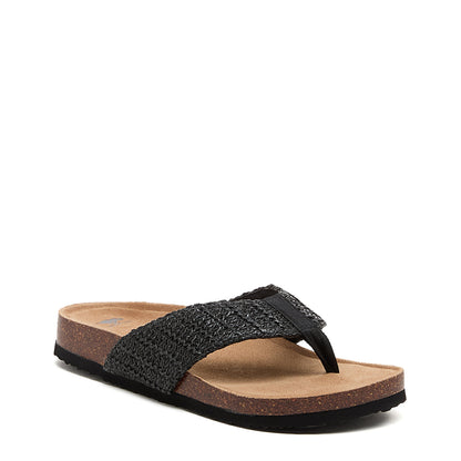 Aloha Black multi Flip Flops - Rocket Dog