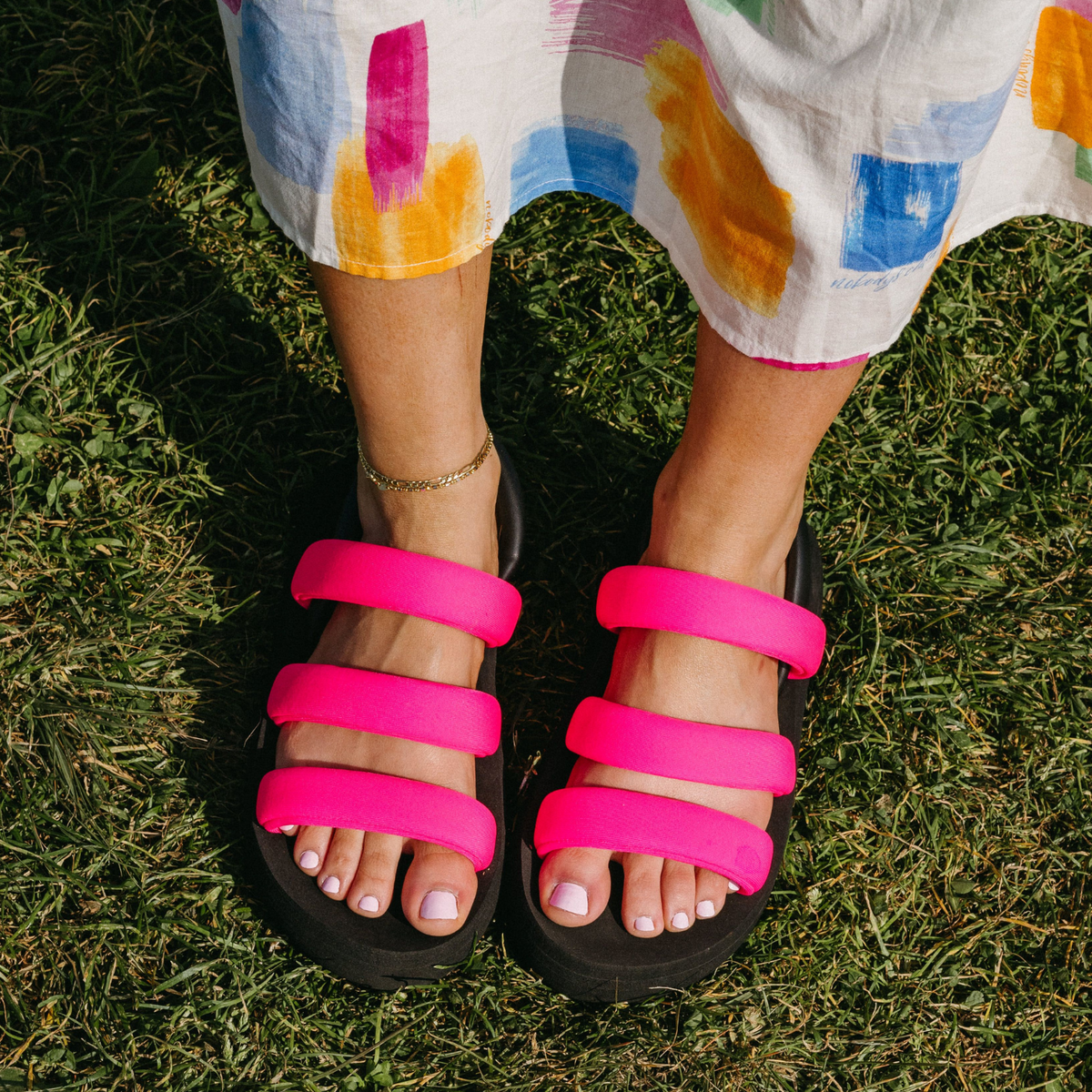 Smile Pink Strappy Sandal - Rocket Dog
