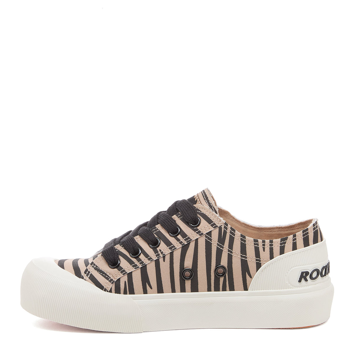 Jazzin Plus Tan Zebra Print Sneaker - Rocket Dog