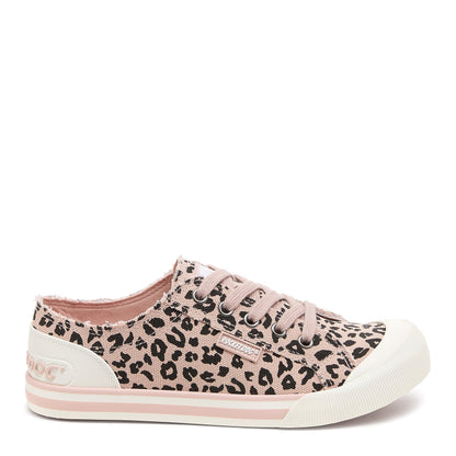 Jazzin Light Pink Leopard Sneaker - Rocket Dog