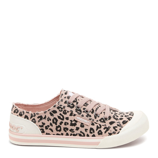 Jazzin Light Pink Leopard Sneaker - Rocket Dog