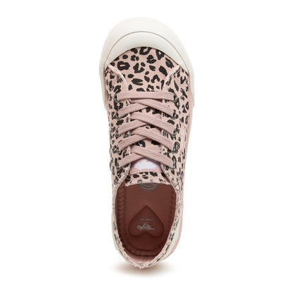 Jazzin Light Pink Leopard Sneaker - Rocket Dog