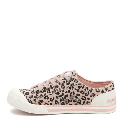 Jazzin Light Pink Leopard Sneaker - Rocket Dog