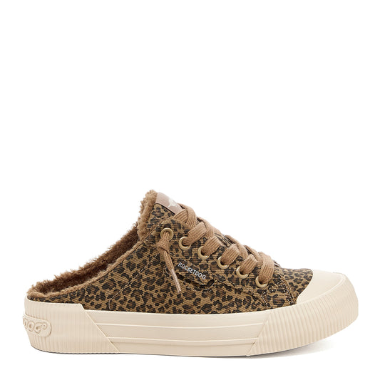 Cheery Tan Leopard Mule Sneaker - Rocket Dog
