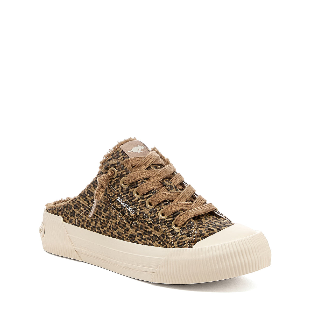 Cheery Tan Leopard Mule Sneaker - Rocket Dog