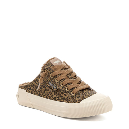 Cheery Tan Leopard Mule Sneaker - Rocket Dog