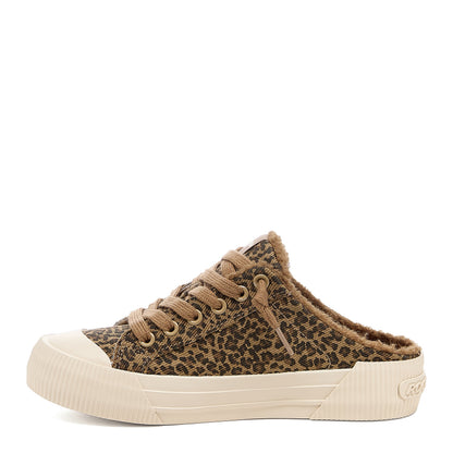 Cheery Tan Leopard Mule Sneaker - Rocket Dog