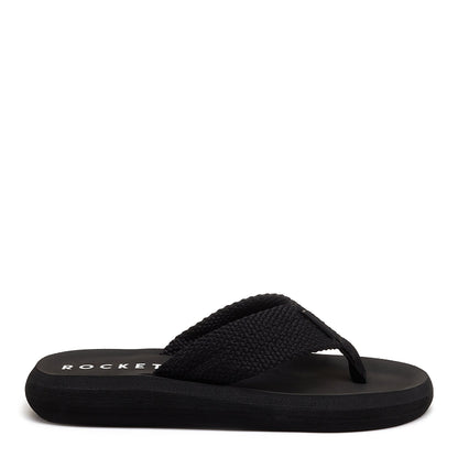Sunset Black Webbing Flip Flop - Rocket Dog