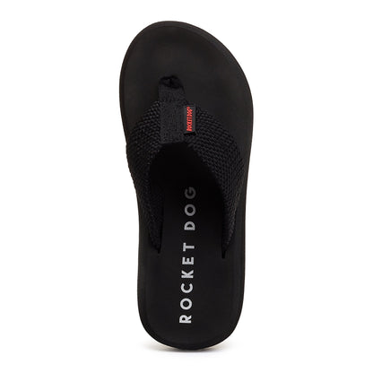 Sunset Black Webbing Flip Flop - Rocket Dog