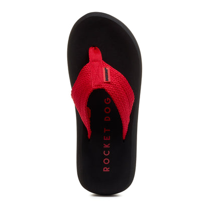 Sunset Red Webbing Flip Flop - Rocket Dog