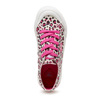 Jazzin Plus Pink Leopard Sneaker - Rocket Dog