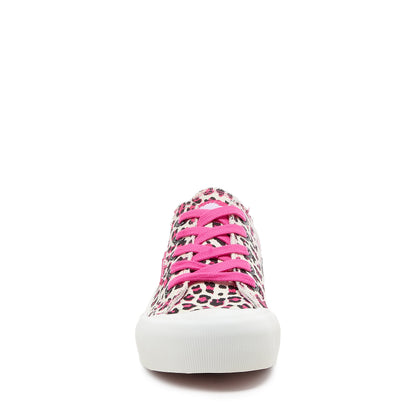 Jazzin Plus Pink Leopard Sneaker - Rocket Dog