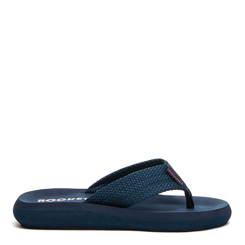 Sunset Navy Webbing Flip Flop - Rocket Dog