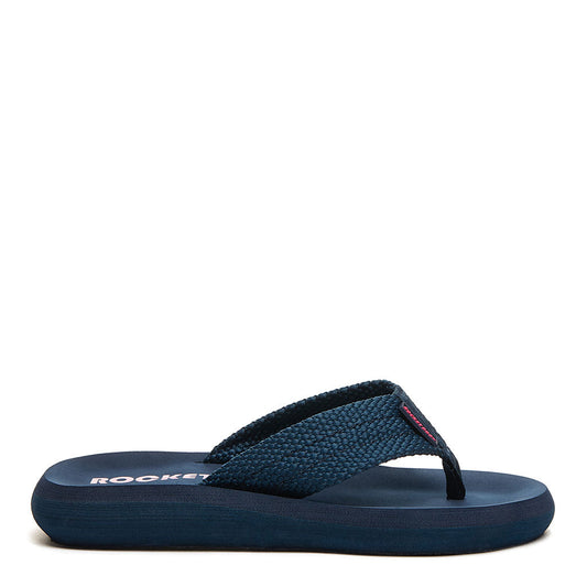 Sunset Navy Webbing Flip Flop - Rocket Dog