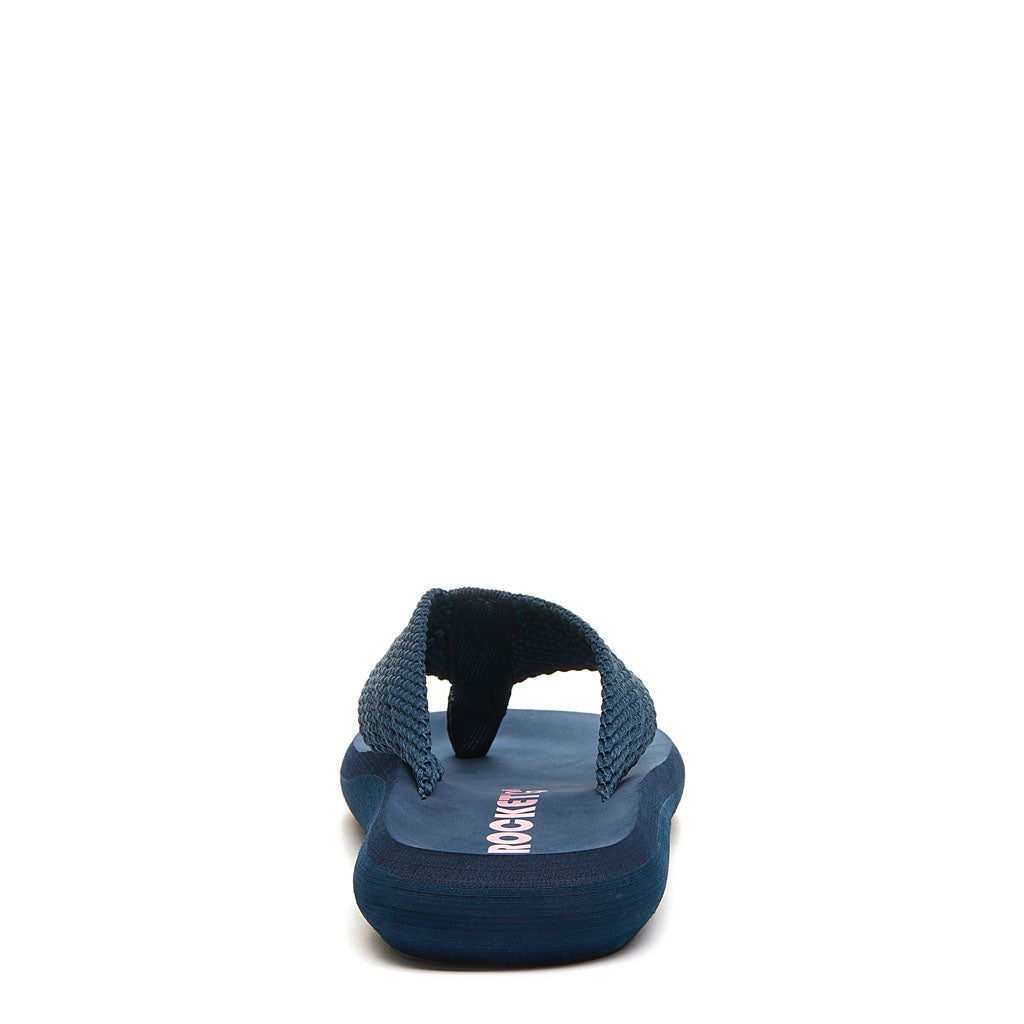 Sunset Navy Webbing Flip Flop - Rocket Dog