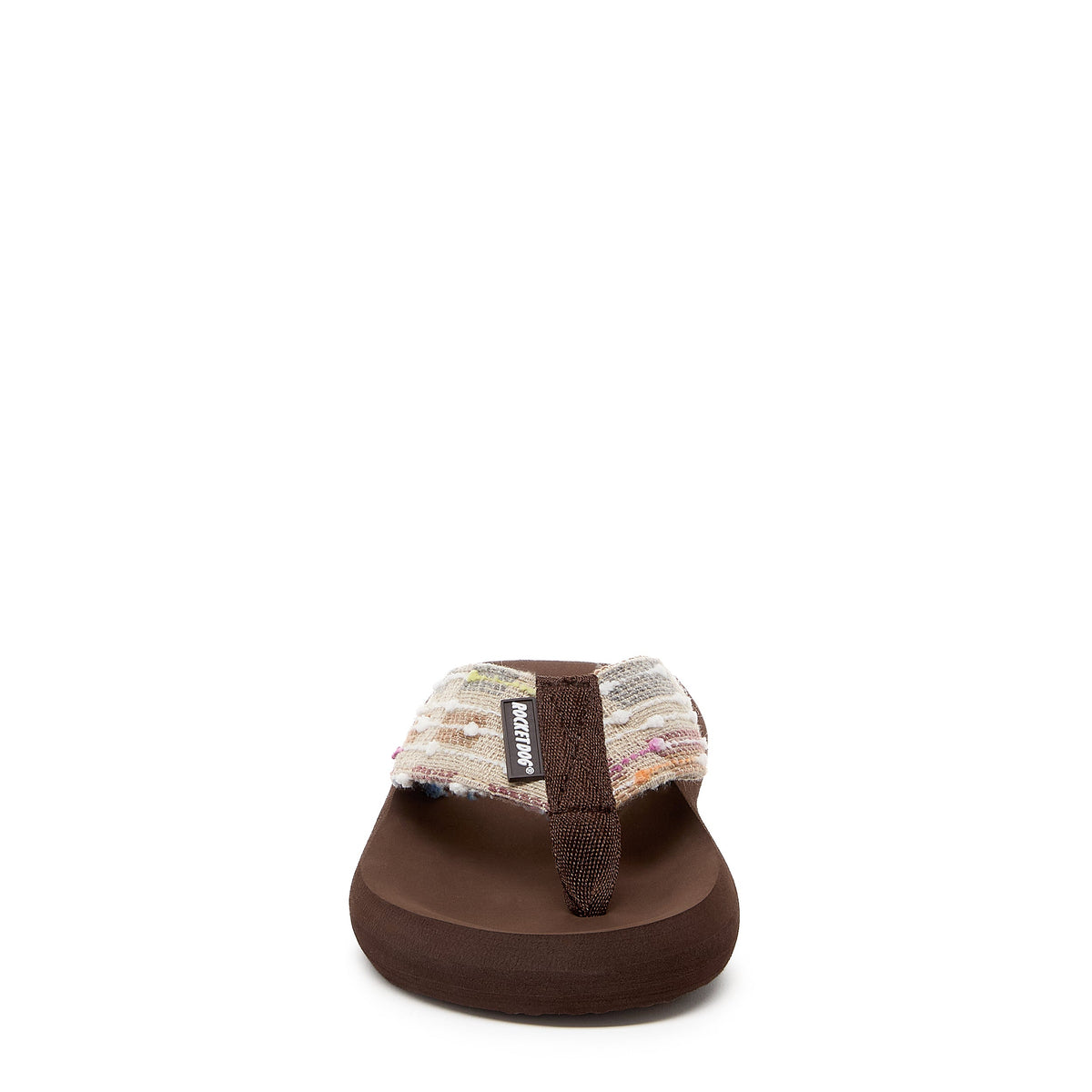 Spotlight Brown Multi Woven Flip Flop - Rocket Dog