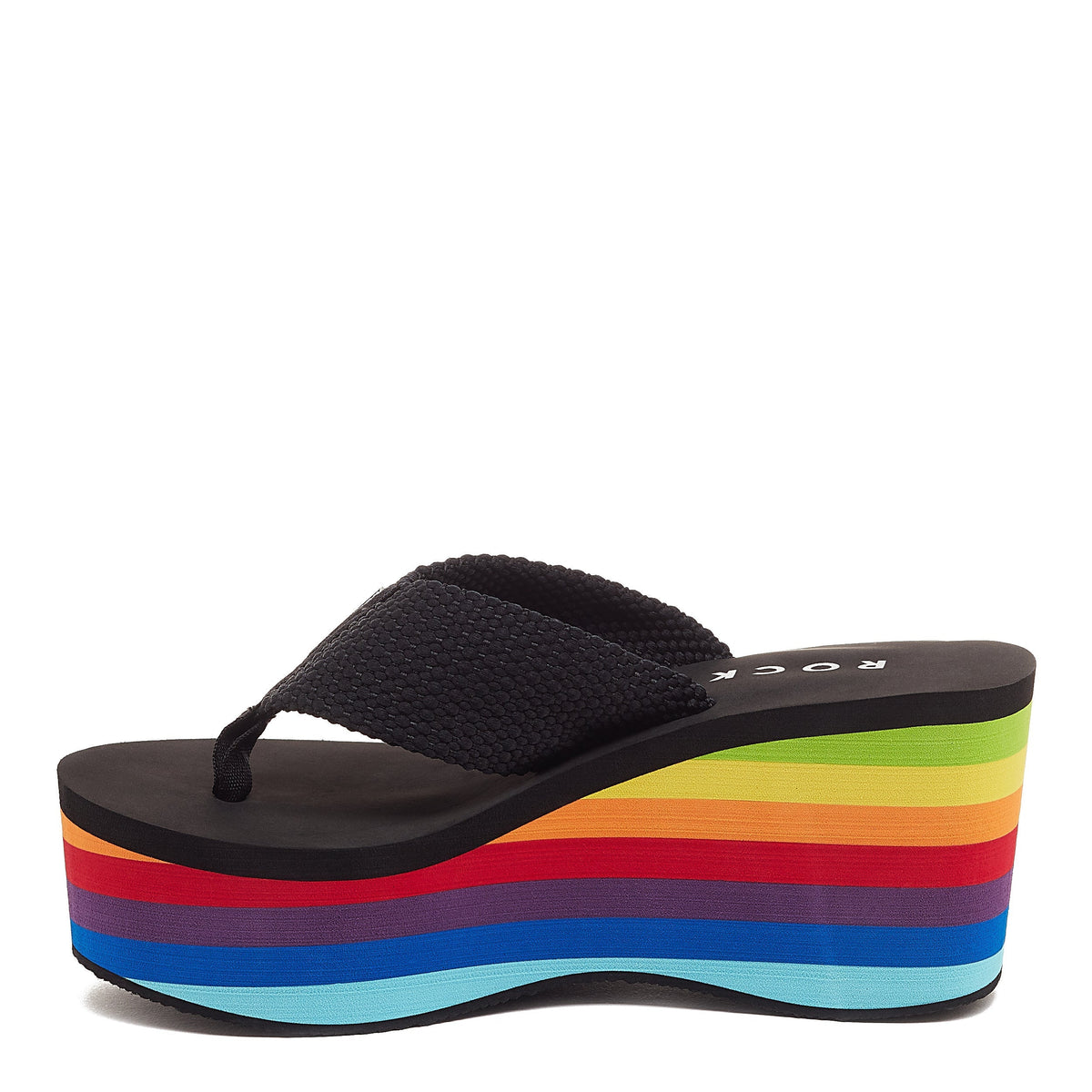 Crush Rainbow Black Platform Flip Flop  Rocket Dog - Rocket Dog