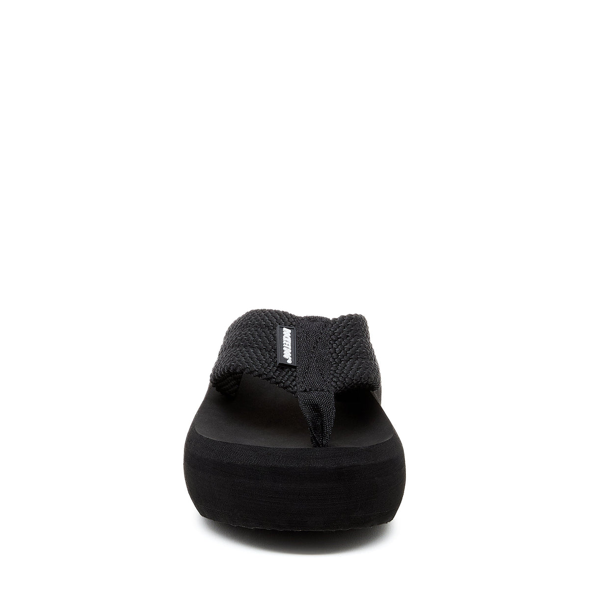 Sandy Black Webbing Platform Flip Flop - Rocket Dog