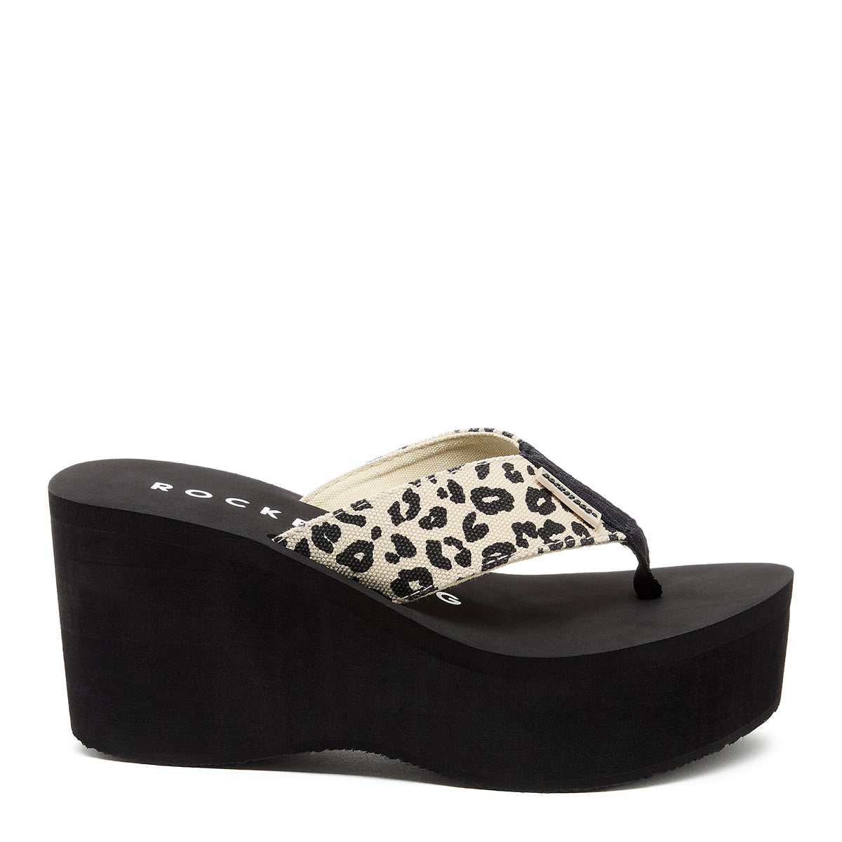 Crush Leopard Platform Flip Flop - Rocket Dog