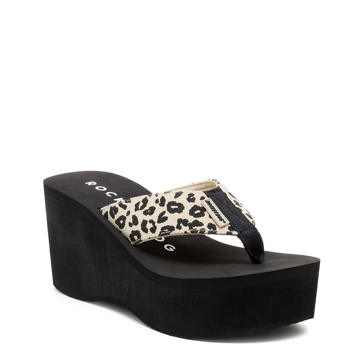 Crush Leopard Platform Flip Flop - Rocket Dog