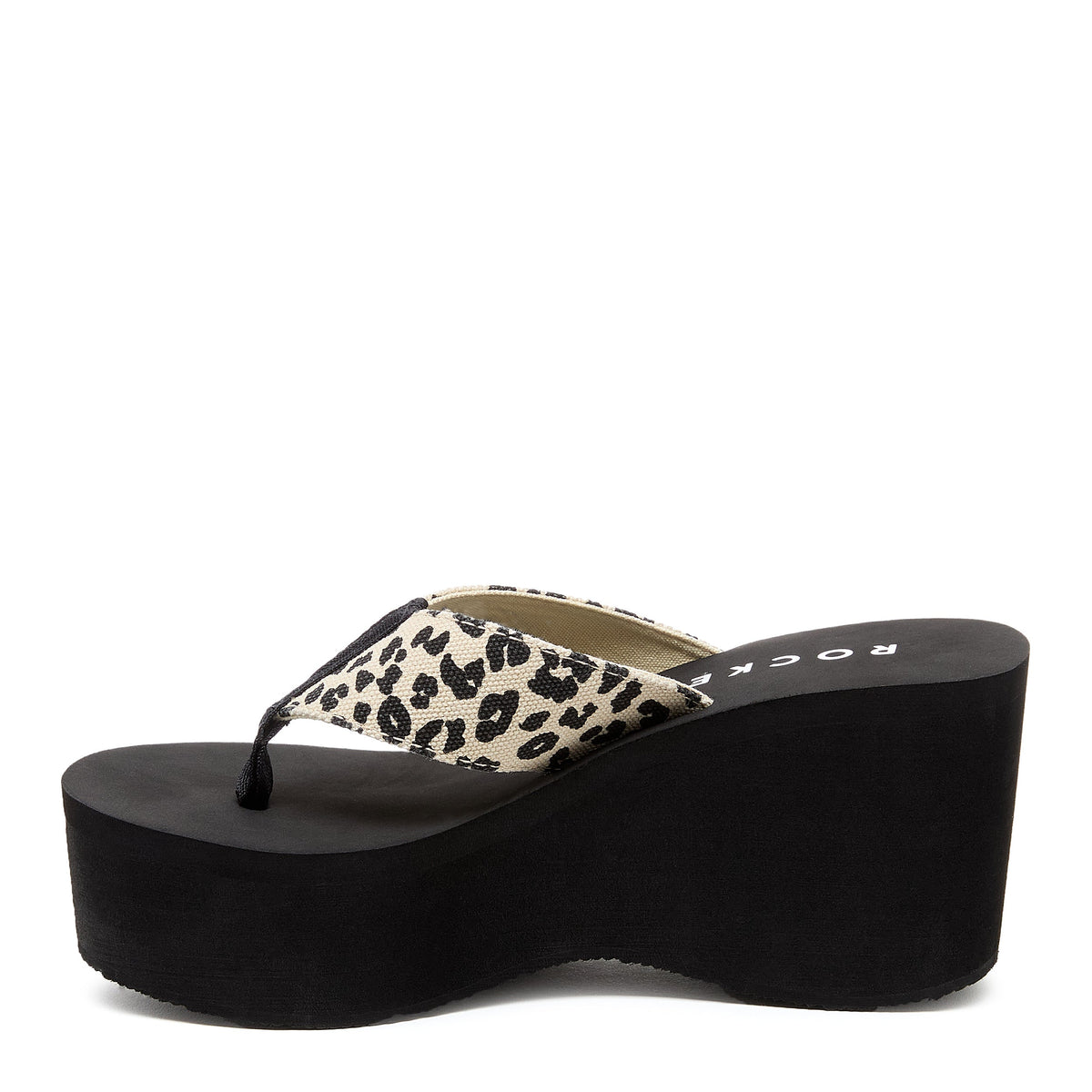 Crush Leopard Platform Flip Flop - Rocket Dog