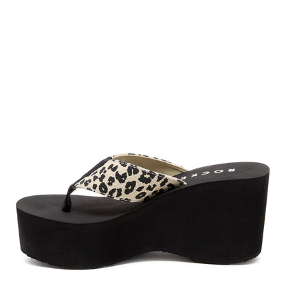 Crush Leopard Platform Flip Flop - Rocket Dog