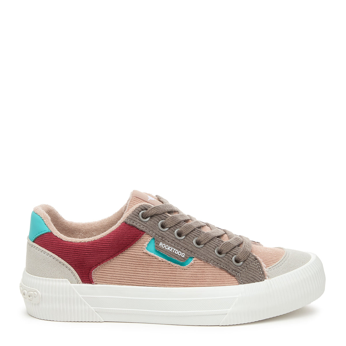 Cheery Rose Colorblock Corduroy Sneaker - Rocket Dog