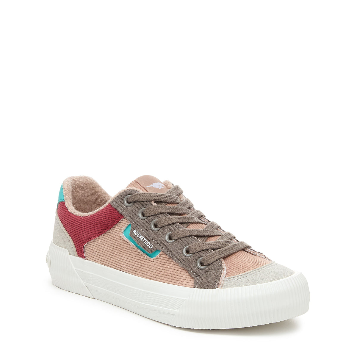 Cheery Rose Colorblock Corduroy Sneaker - Rocket Dog
