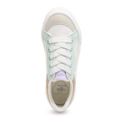 Cheery White Combo Color Block Sneaker - Rocket Dog