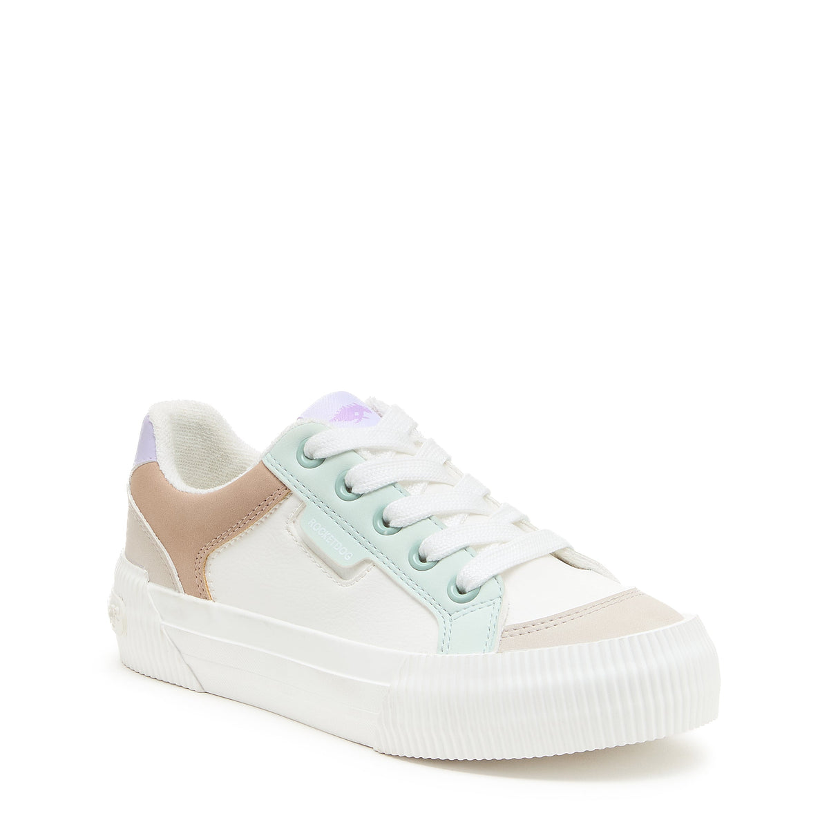 Cheery White Combo Color Block Sneaker - Rocket Dog
