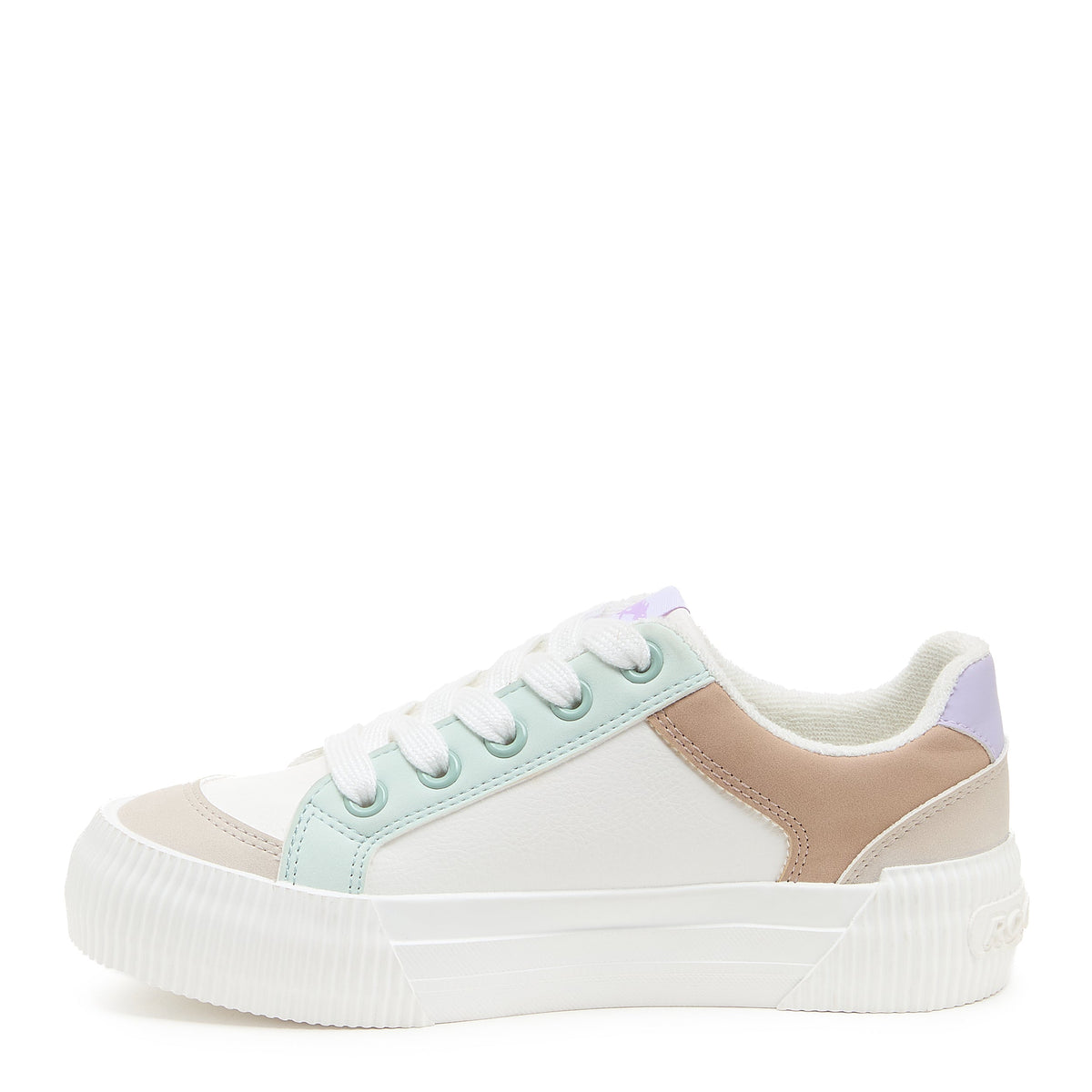 Cheery White Combo Color Block Sneaker - Rocket Dog