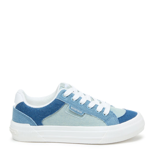 Cheery Blue Color Block Sneaker - Rocket Dog