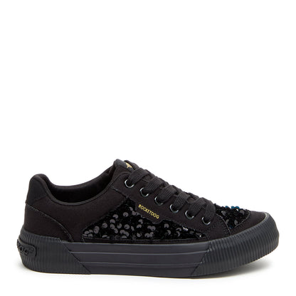 Cheery Black Sequin Sneaker - Rocket Dog