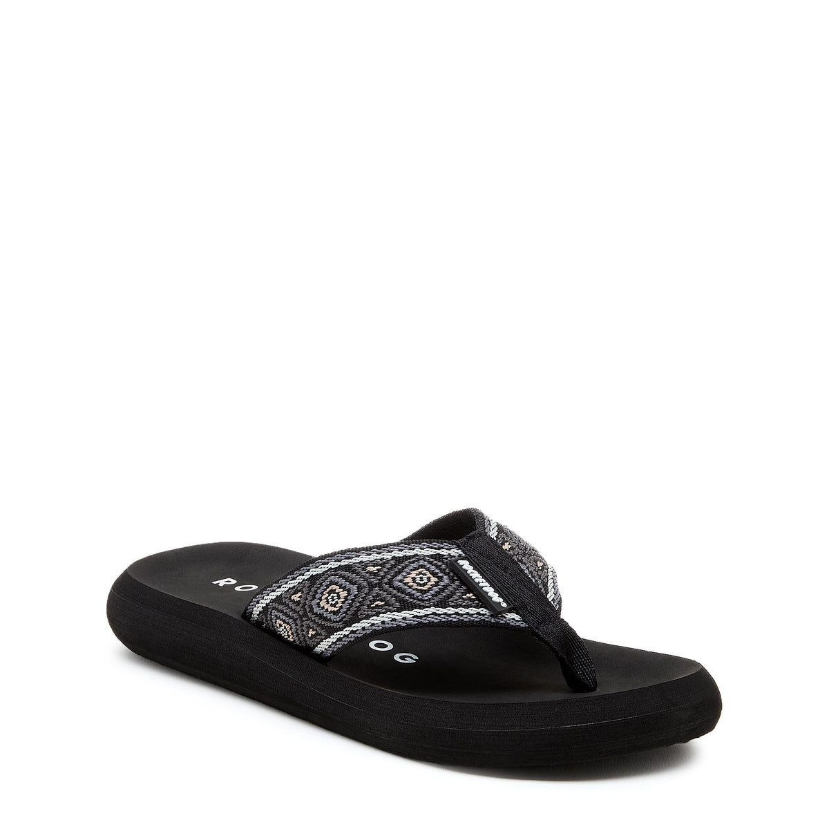 Spotlight Black Multi Flip Flop - Rocket Dog