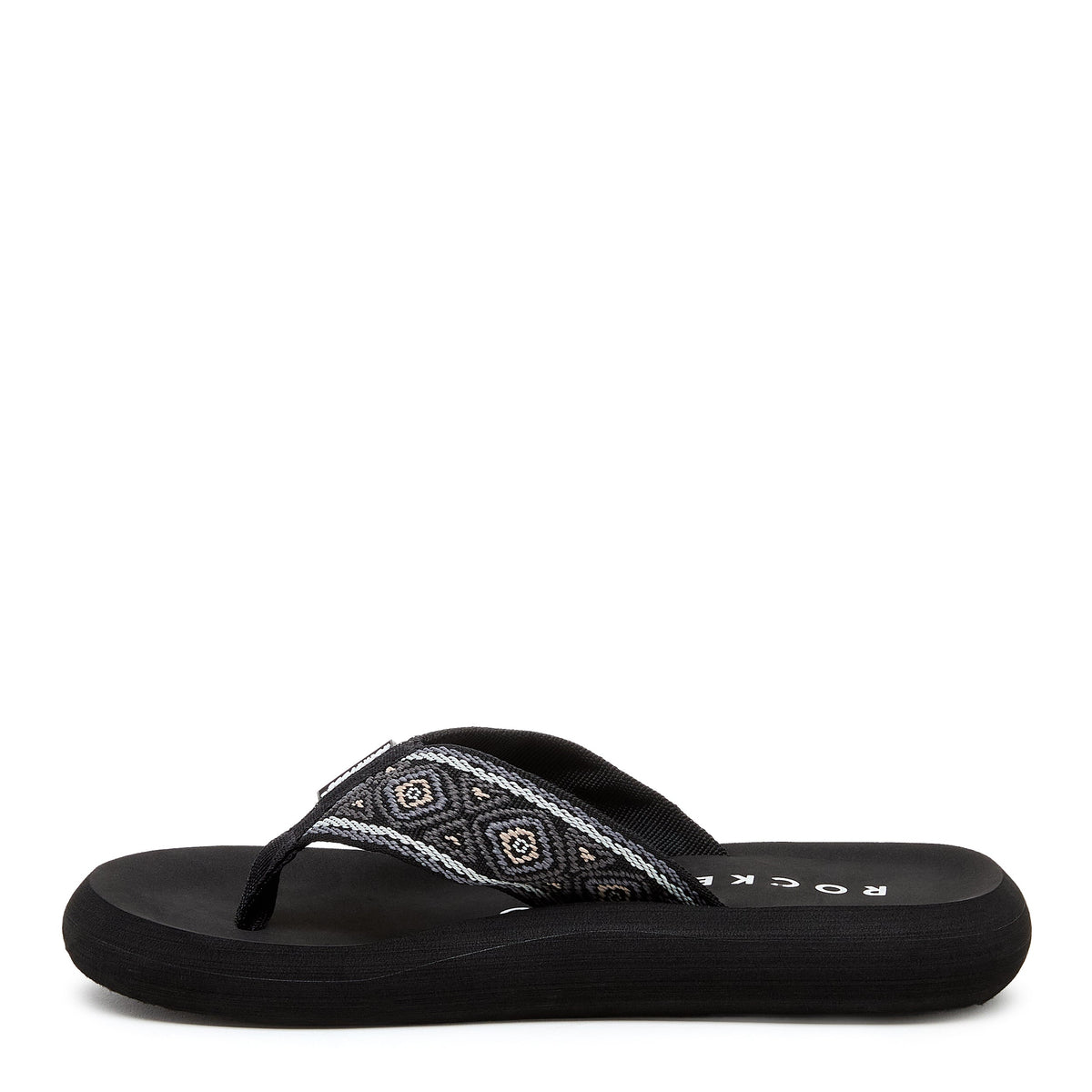 Spotlight Black Multi Flip Flop - Rocket Dog