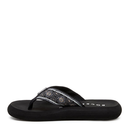 Spotlight Black Multi Flip Flop - Rocket Dog