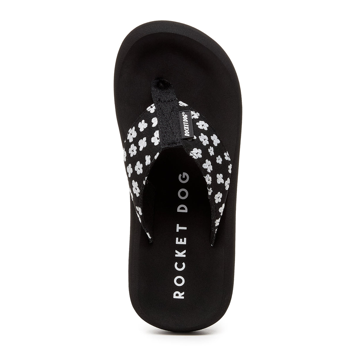 Spotlight Black Pixie Floral Flip Flop - Rocket Dog