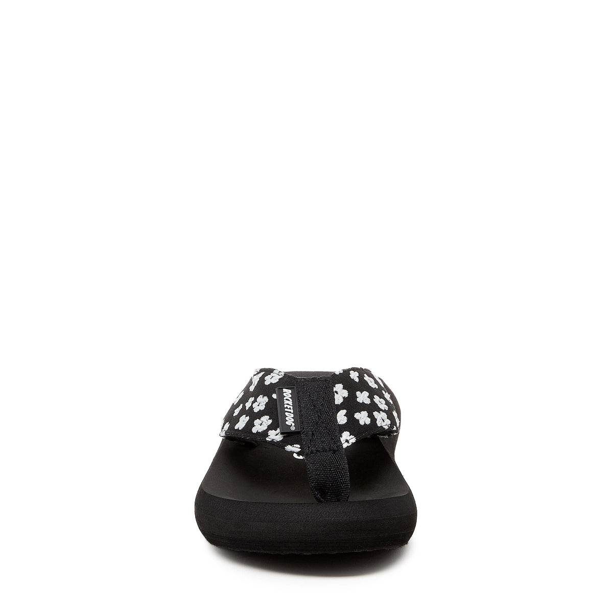 Spotlight Black Pixie Floral Flip Flop - Rocket Dog