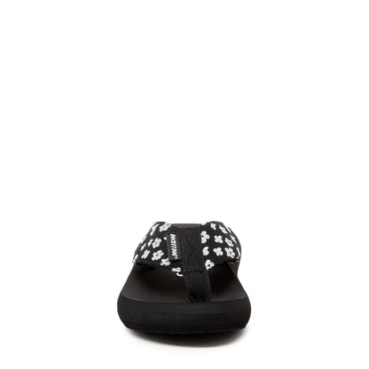 Spotlight Black Pixie Floral Flip Flop - Rocket Dog