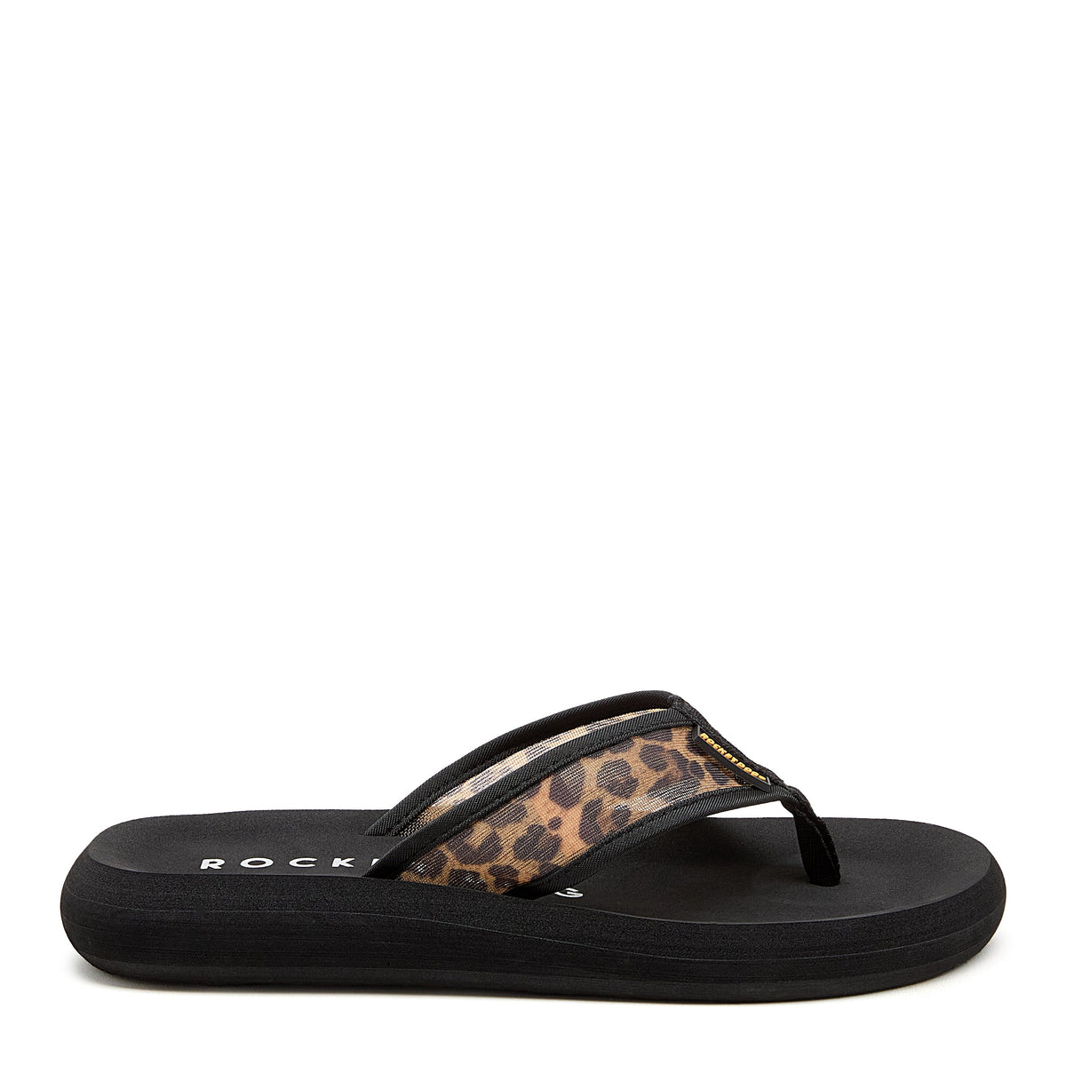 Spotlight Leopard Mesh Flip Flops - Rocket Dog